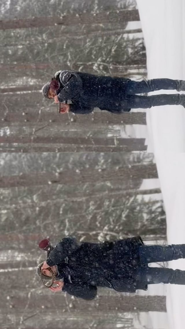 Embracing the magic of the moment in the Finnish forest with snowflakes dancing around me.  Memories of ancient times reaches me while playing the horn, they resound in the echo of nature. 
.
.
.
#soundart #forestvibes
#ambientmusic #snowfall #natureart  #naturesounds #ancientvibes #kajaani #finnland